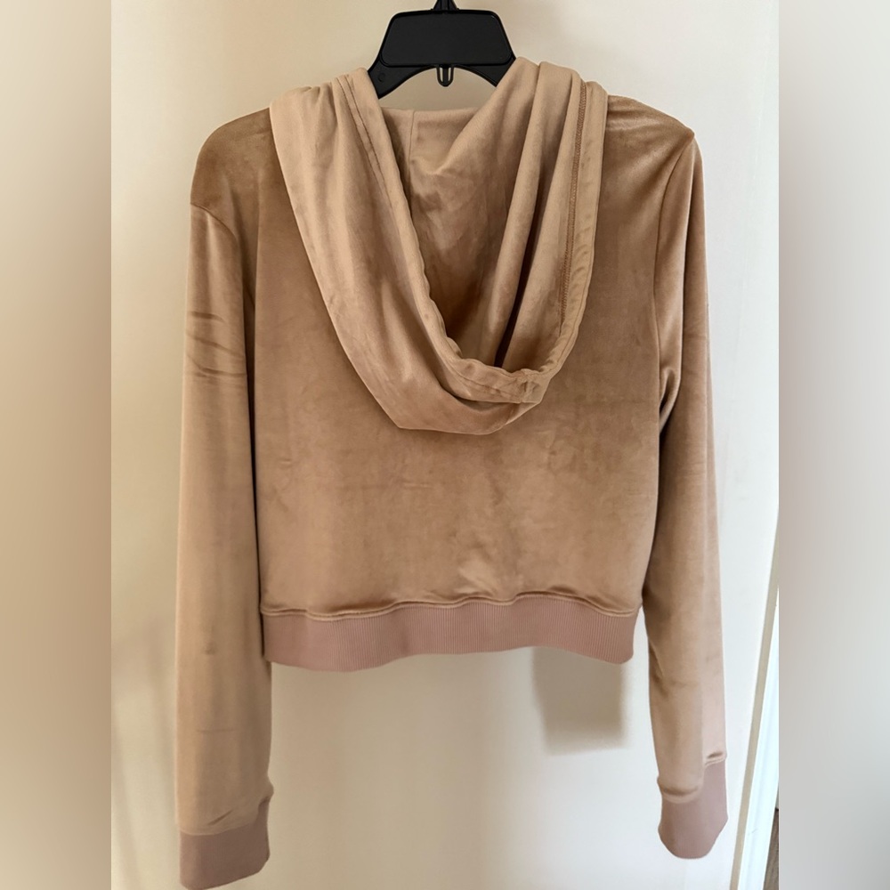 Aerie Velour Zip Up Hoodie - Picture 4 of 4